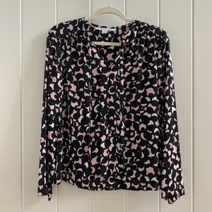 Diane von Furstenberg 100% Silk Blouse Size 6